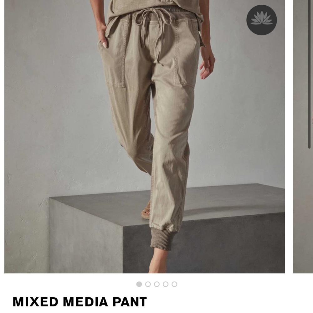 James Perse Los Angeles Mixed Media Pant